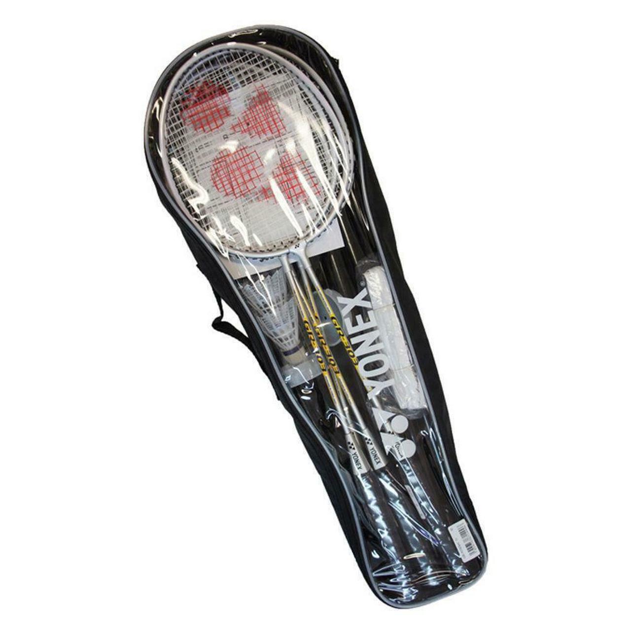 Yonex 4 Racquet Badminton Set With Net & Two Shuttlecocks GR-303S(set)