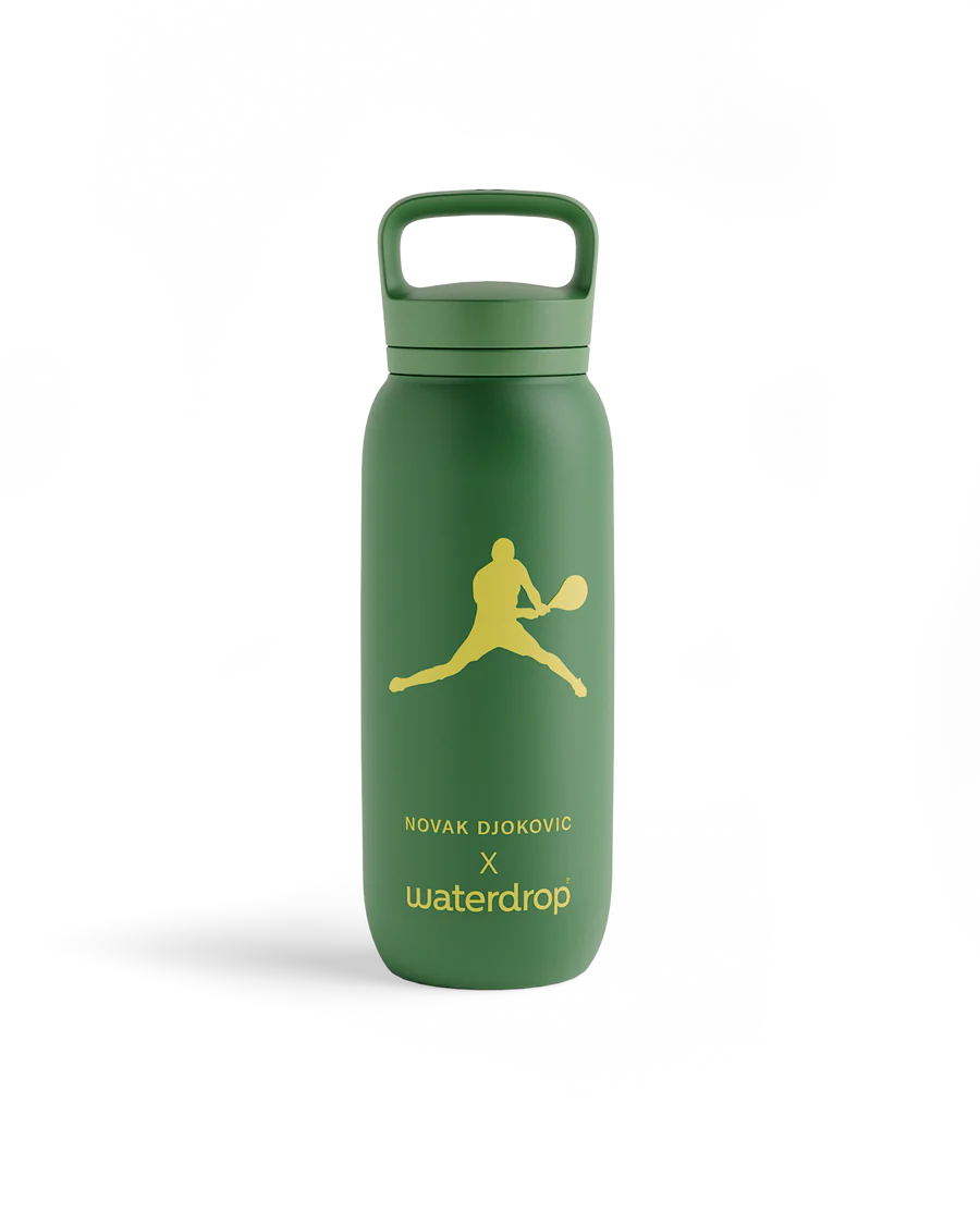 Waterdrop® Novak Djokovic · All-Purpose Thermo · Spout Lid 600ml Forest