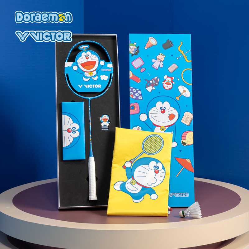 Victor X Doraemon Badminton Racquet Giftbox DX-DRM GB (UNSTRUNG)