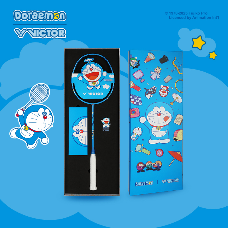 Victor X Doraemon Badminton Racquet Giftbox DX-DRM GB (UNSTRUNG)