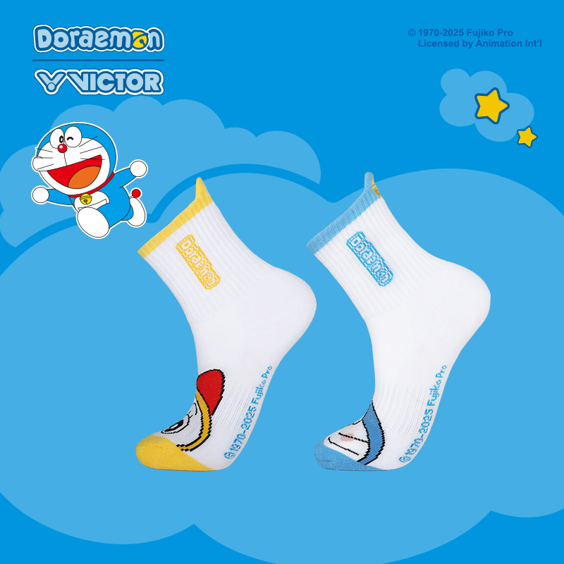 Victor X Doraemon JUNIOR Sports Socks SK517DRM