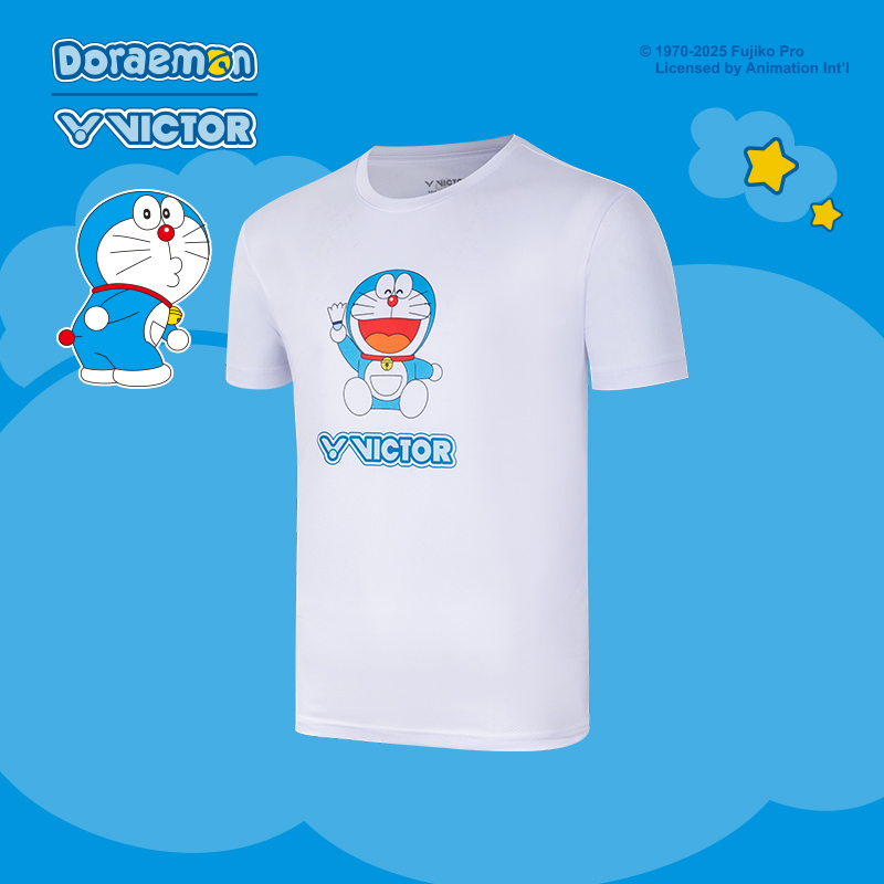 Victor X Doraemon Sports Shirt T-501DRM UNISEX