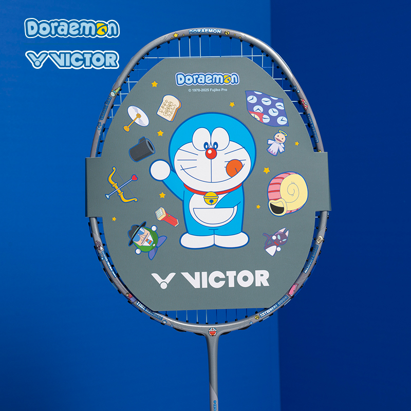 Victor X Doraemon Thruster DRM Badminton Racquet TK-DRM Charcoal Gray (UNSTRUNG)