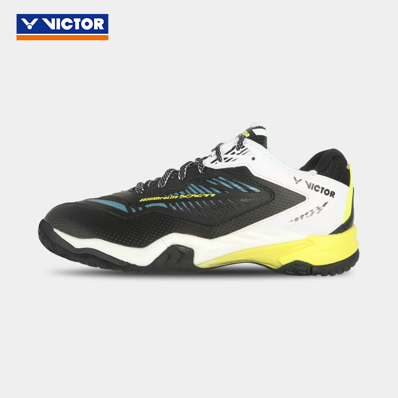 Victor A830NitroLite CA WIDE Professional Badminton Shoes Black/ White MEN'S