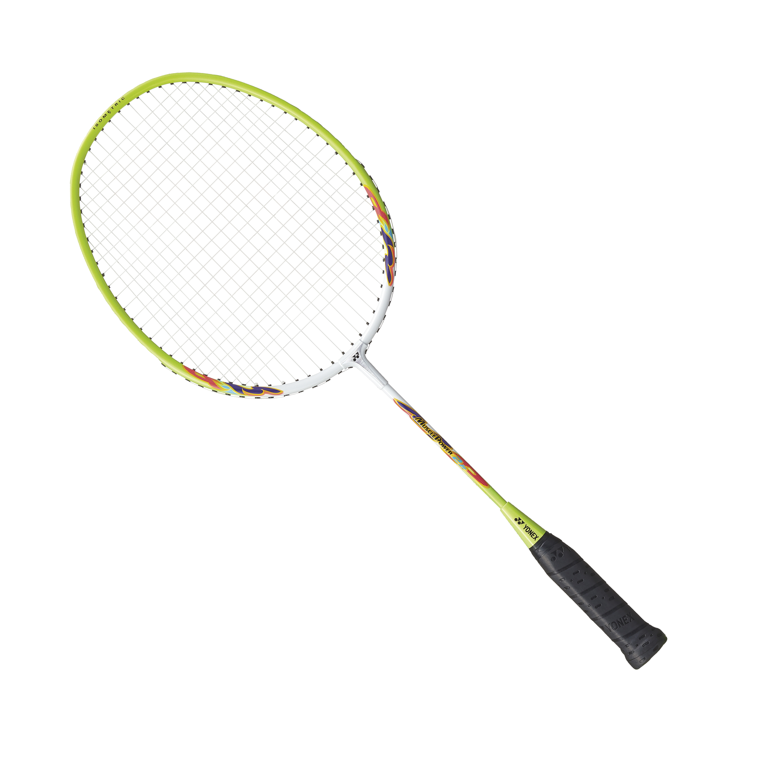 Yonex Muscle Power 2 Junior Badminton Racquet White/ Lime Yellow 4U(83g)G5 (Ready to Go)