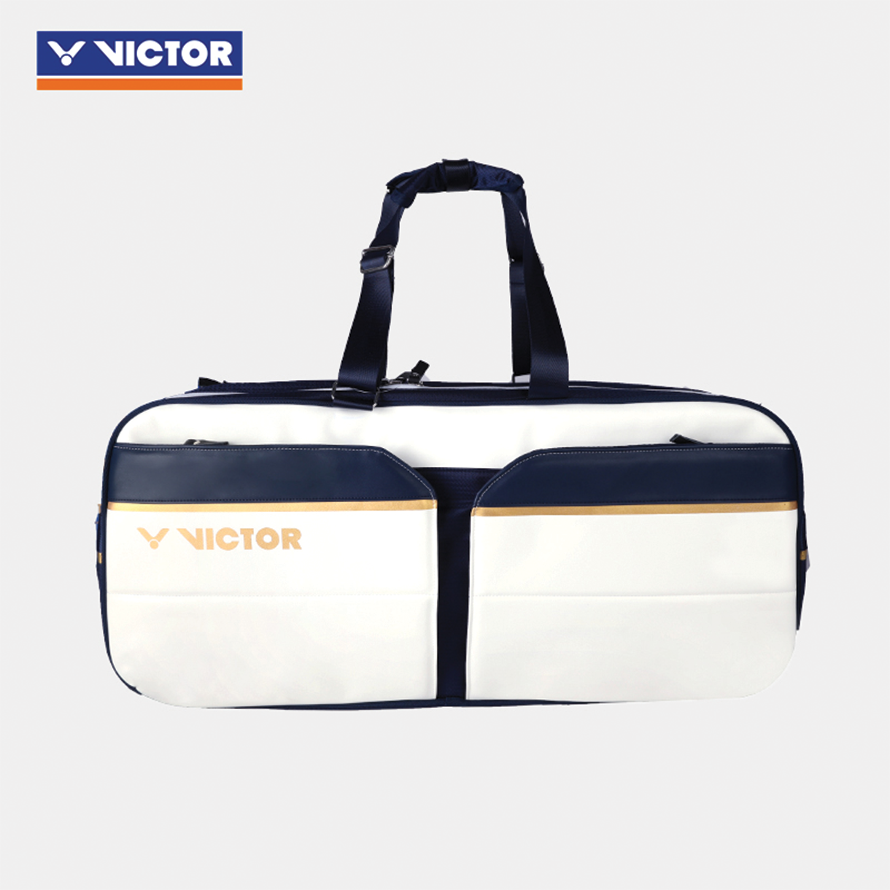 Victor Pro Tournament Bag (6pcs) BR9612-OG AB White/ Navy