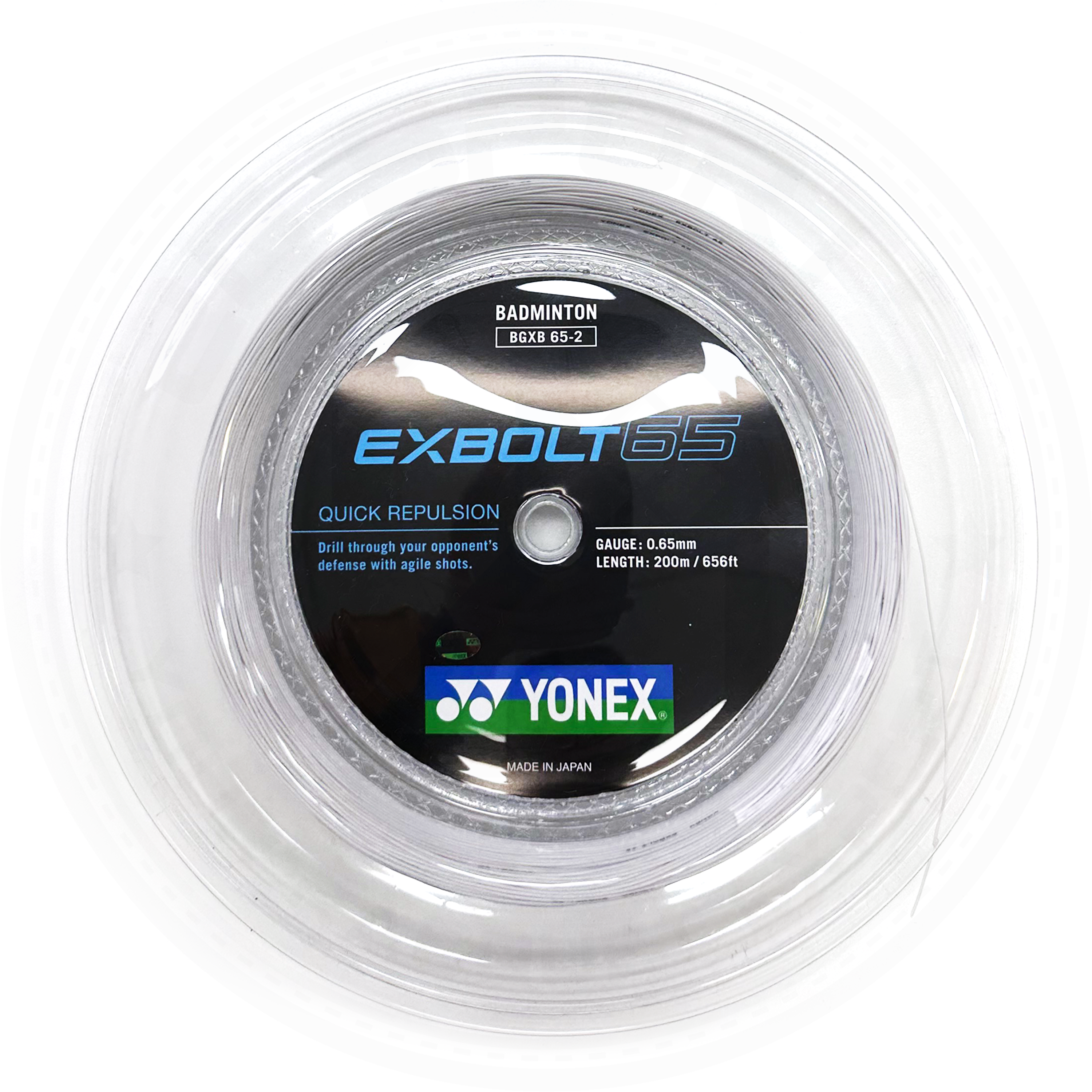 Yonex BG EXBOLT 65 Badminton String 200M – 2G SPORTS