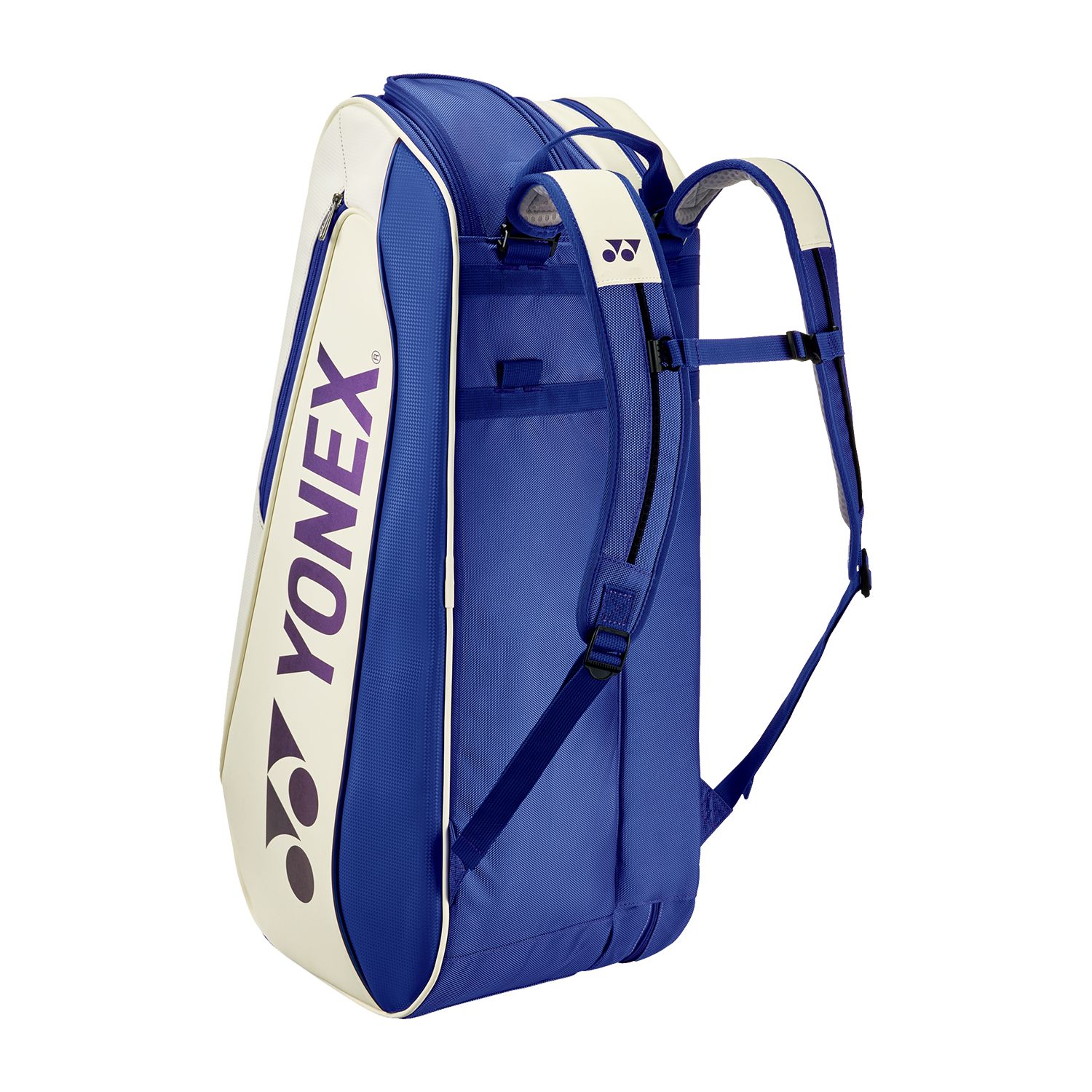 Yonex Expert Badminton/ Tennis Racquet Bag (6pcs) BA02526EX White/ Deep Blue