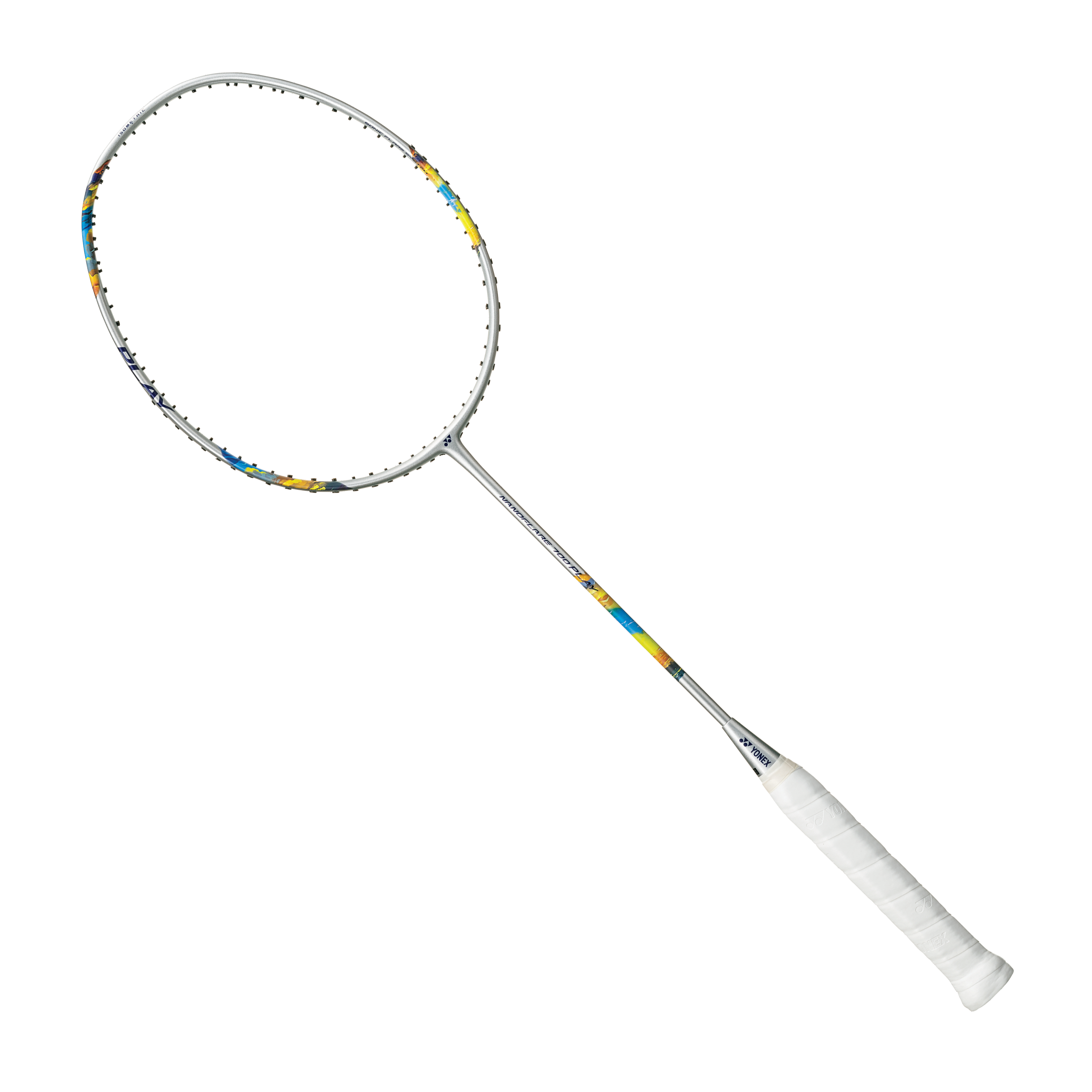 Yonex Nanoflare 700 Play Badminton Racquet Silver/ Sky Blue 4U(83g)G5 (Ready to Go)