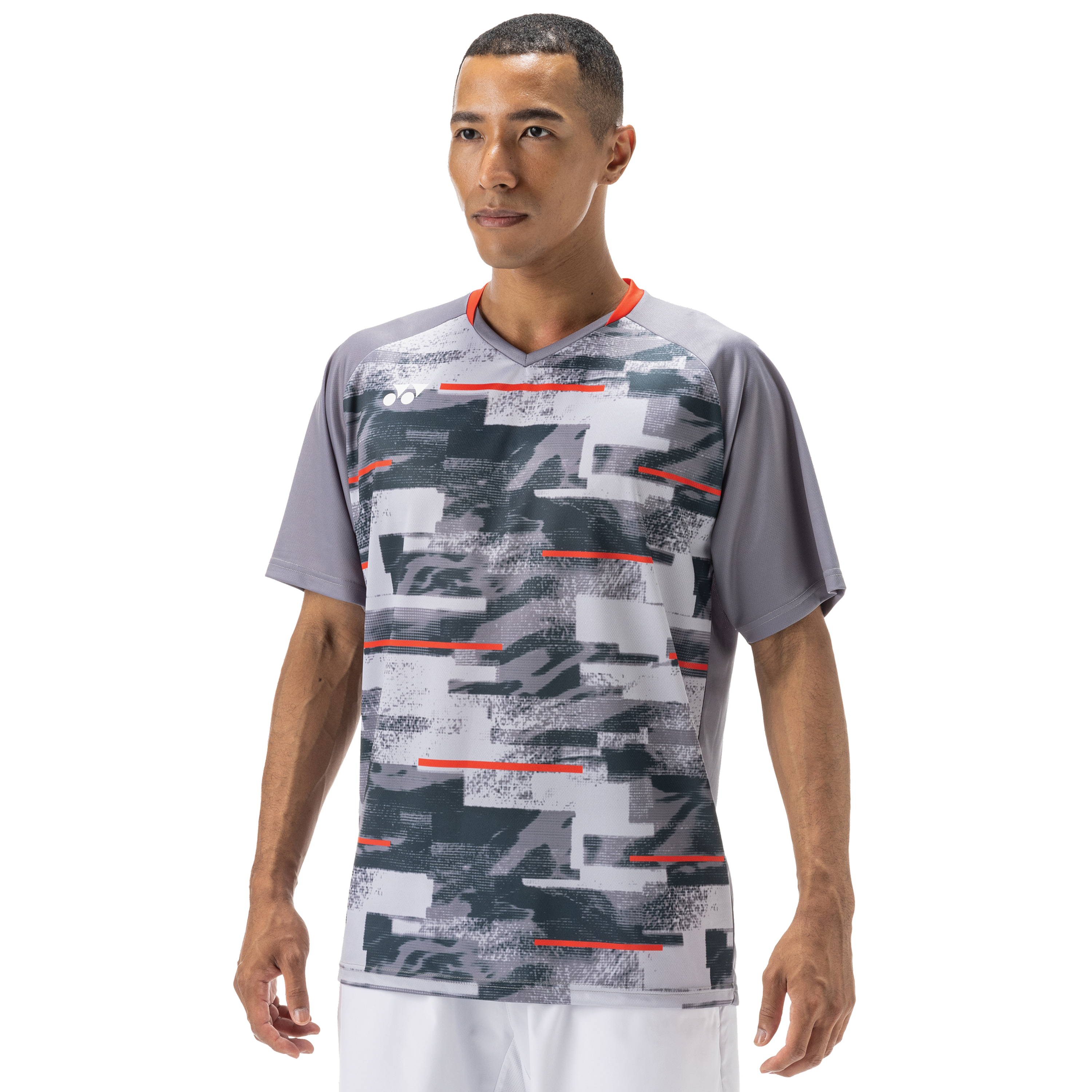 Yonex Badminton/ Tennis Sports Shirt YM0034EX Grey MEN'S