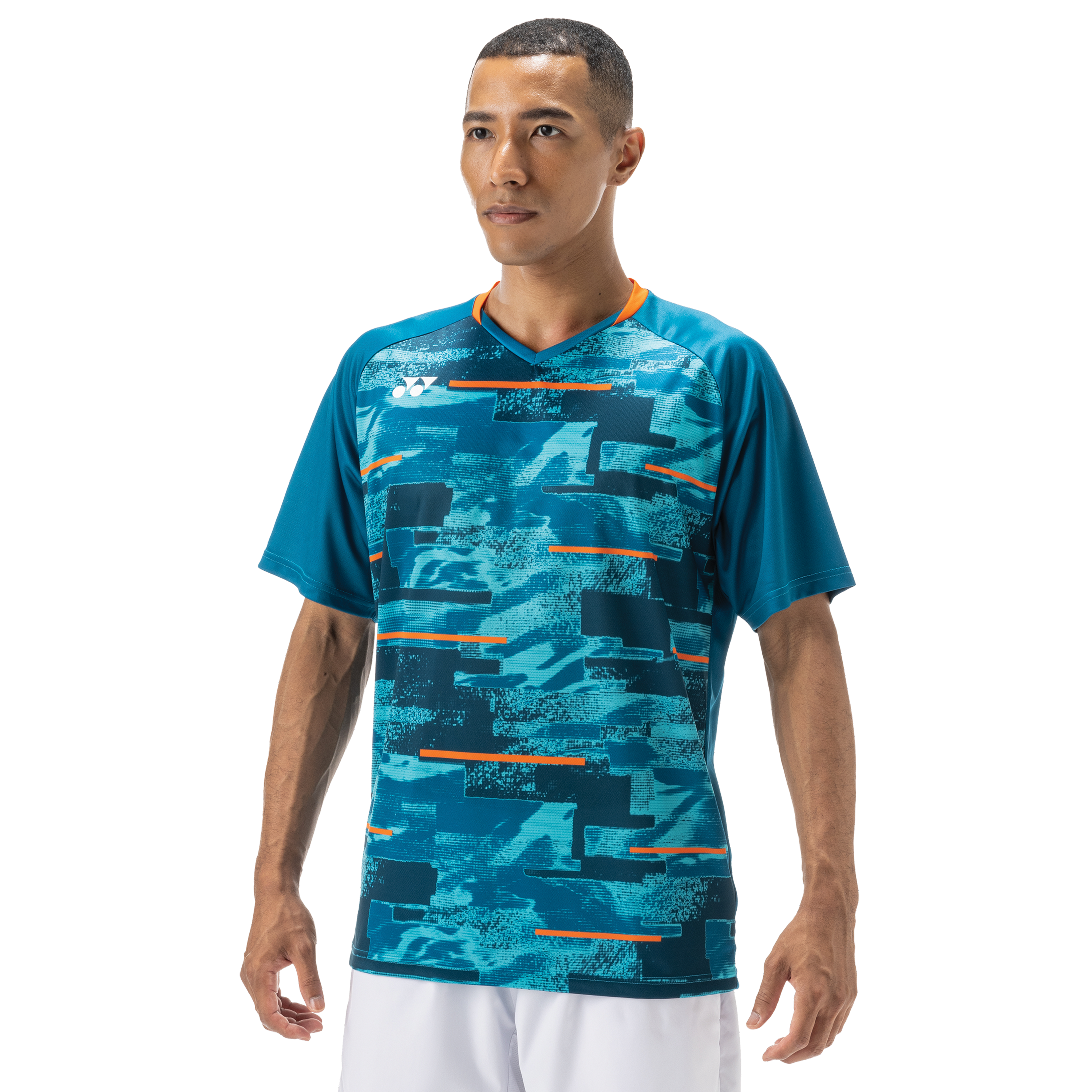 Yonex Badminton/ Tennis Sports Shirt YM0034EX Blue/ Green MEN'S