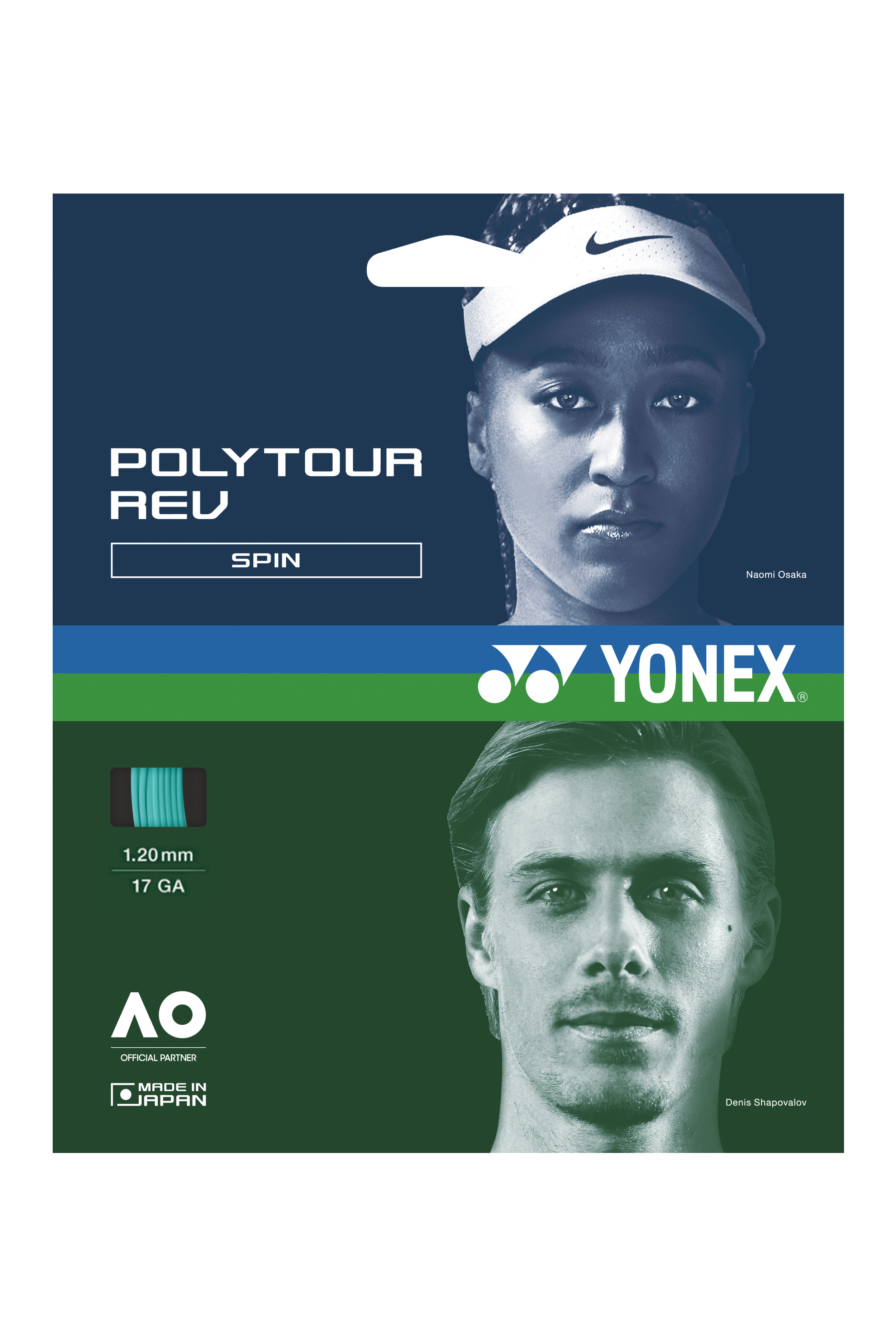 Yonex Polytour Rev 1.20 Tennis String Single Pack