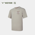 Victor X LZJ Badminton/ Sports Fashion Oversized Shirt T-4503LZJ H Brown Grey MEN'S