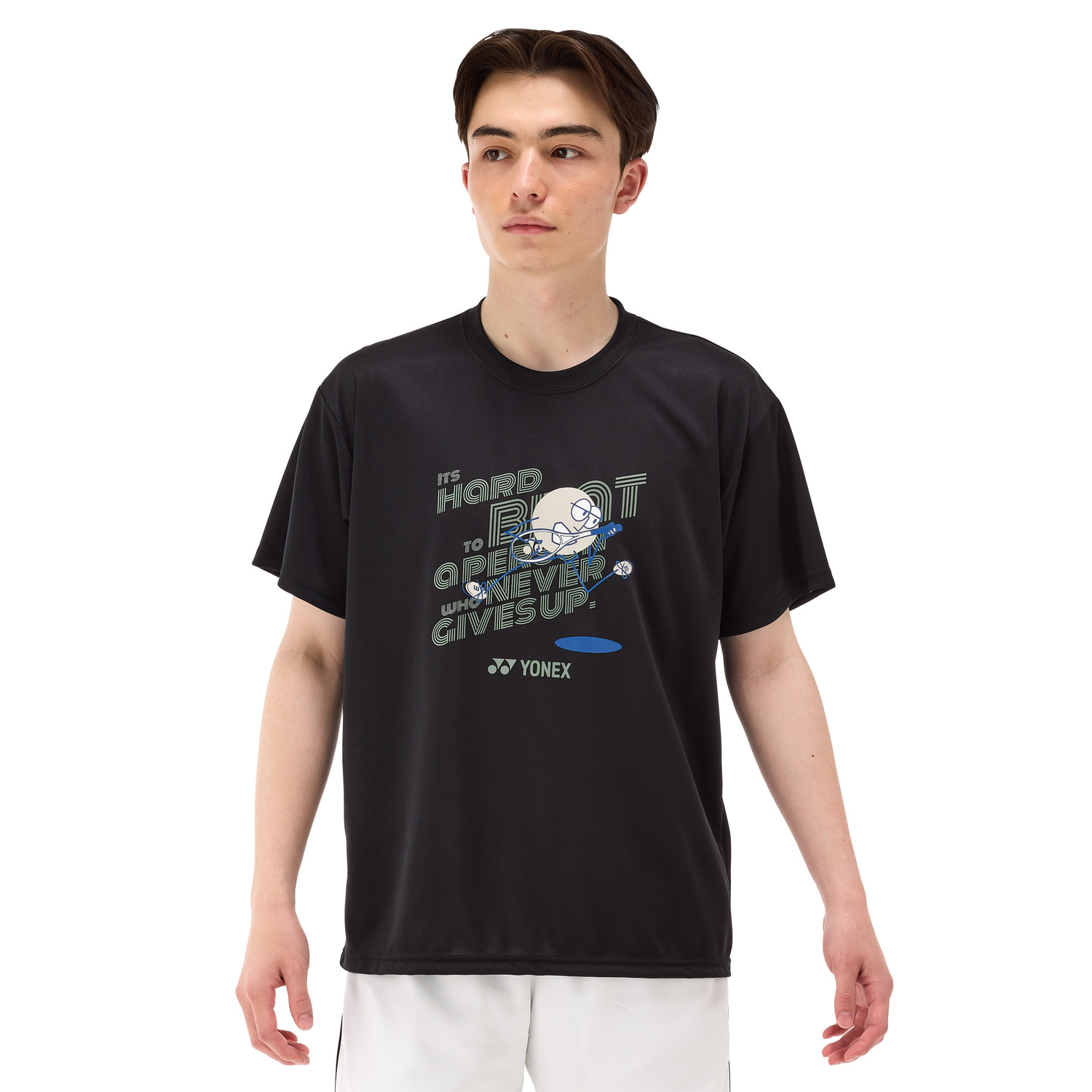Yonex Badminton/ Tennis Sports Shirt 16726Y Black (Made in Japan) MEN'S