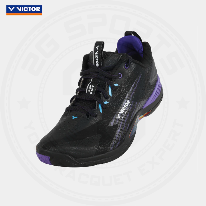 Victor X LZJ A970ACE Badminton Shoes Black/ Purple MEN'S (Clearance ...